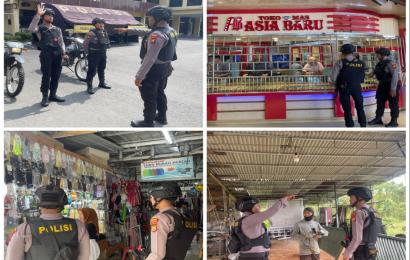 Sat Samapta Polresta Patroli Sambang Pasar Minggu