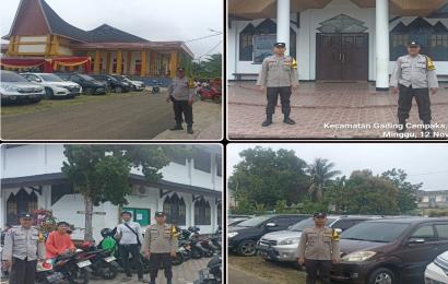 Polsek Jajaran Polresta Bengkulu Patroli Pengamanan Ibadah Umat Kristiani