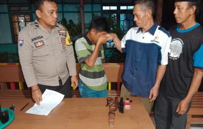 Problem Solving, Bhabinkamtibmas Polsek Lebong Selatan Damaikan Perkara Pencurian Anak Dibawah Umur