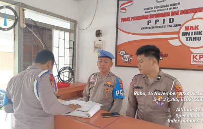 Pastikan Keamanan, Polres BS Siagakan Personel 24 Jam di Kantor KPU Kabupaten Bengkulu Selatan