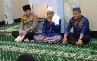Program Subuh Keliling, Kapolresta Bengkulu Silahturahmi Bersama Jamaah Masjid Al Salamah 