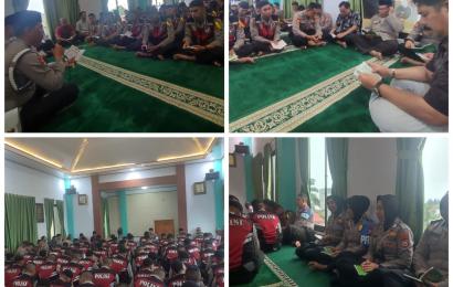 Polresta Bengkulu Gelar Binrohtal di Masjid Bhara Iman