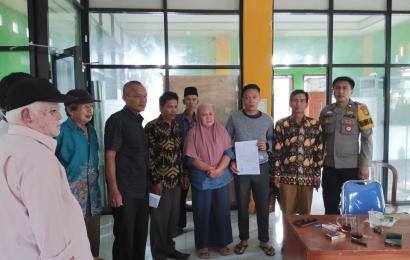 Cekcok Mulut Antar Warga, Bhabinkamtibmas Lakukan Problem Solving  