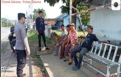 Personel Polsek Seluma Lakukan Patroli Dialogis 