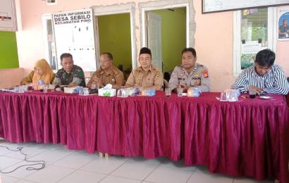 Kanit Binmas Polsek Pino Menghadiri Musyawarah Pembangunan Desa Tahun 2025