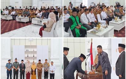 Kapolresta Bengkulu Hadiri Pelantikan dan Pengambilan Sumpah Jabatan Pejabat Sekertaris Daerah Kota Bengkulu 