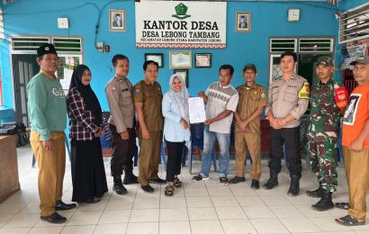 Problem Solving, Bhabinkamtibmas Polsek Lebong Utara Mediasi Perkara Penganiayaan