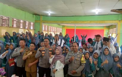 Kapolsek Lebong Atas Sosialisasi Pencegahan Bullying di SMAN 5 Lebong