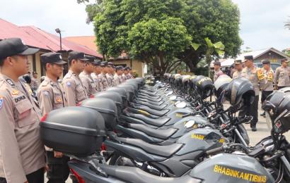 Kapolda Bengkulu Cek Pelaksanaan Ops Mantap Brata di Polres Bengkulu Selatan