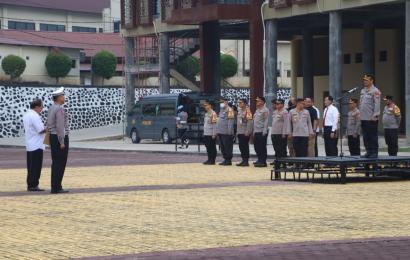 Pimpin Apel Pagi, Ini Arahan Kabid Dokkes Polda Bengkulu