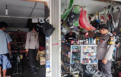  Polsek Padang Jaya Berikan Himbauan Larangan Pemakaian Knalpot Brong