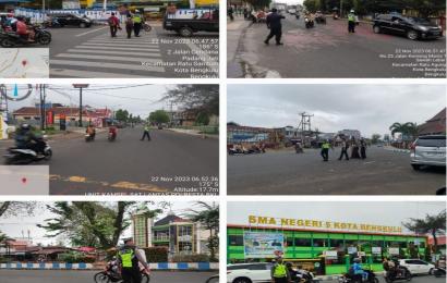 Bentuk Pelayanan di Pagi Hari, Polresta Bengkulu Gelar Comender Wish 