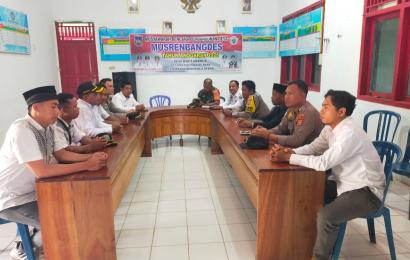 Cooling System, Polsek Giri Mulya Sambangi Perangkat Desa Binaan