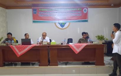 Bhabinkamtibmas Polsek Air Besi Hadiri Pendidikan dan Pelatihan Perangkat Desa