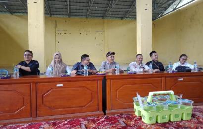 Polsek Giri Mulya Menghadiri Giat Sosialisasi Cek DPT Online di Desa Rena Jaya