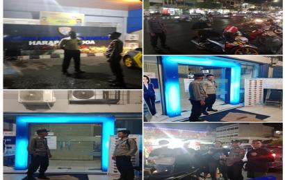 Personel Polsek Ratu Samban Patroli di Seputaran Wilkum, Cegah Tindakan 3C 