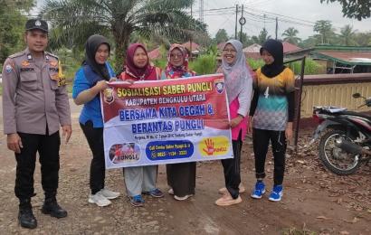 Polsek Padang Jaya Laksankan Sosialisasi Saber Pungli 