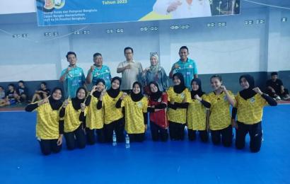 Lolos Babak Penyisihan, Voli Putri Mukomuko Siap Melaju Ke Babak Selanjutnya 