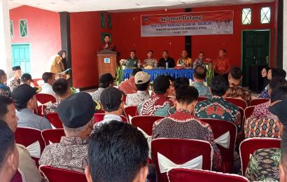 Polsek Lais Hadiri Rapat Koordinasi di Aula Kantor Camat Lais 