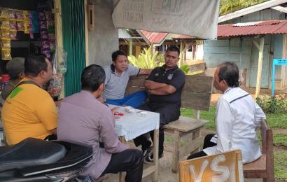 Sambangi Warga Binaan, Bhabinkamtibmas Polsek Padang Jaya Sampaikan Himbauan Kamtibmas