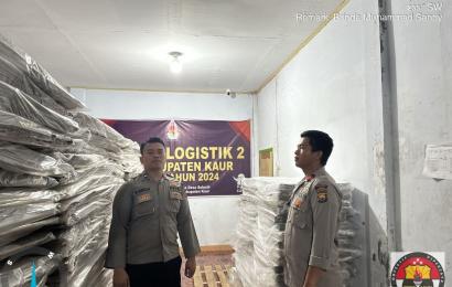 Berikan Pengamanan di Kantor KPUD, Polres Kaur Patroli di Gudang Logistik 2