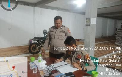 Polres Kaur Terapkan Body Sistem Pengamanan di Gudang Logistik 3 KPUD Kaur