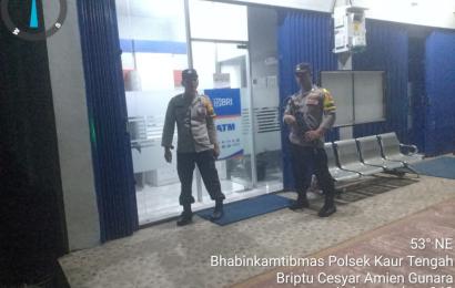 Polsek Kaur Tengah Patroli Dialogis, Cegah Aksi Kejahatan 3C dan Premanisme