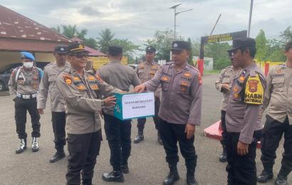 Jadikan Ladang Ibadah Polsek Ketahun Lakukan Gerakan Sedekah Bersama