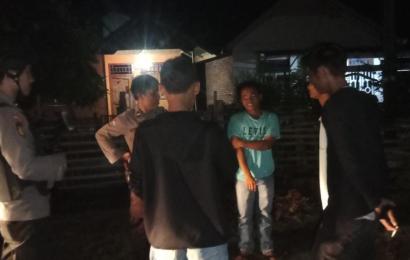 Antisipasi Kejahatan 3C, Polsek Padang Guci Patroli Dialogis 