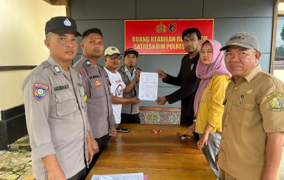 Problem Solving, Bhabinkamtibmas Polsek Rimbo Pengadang Damaikan Perkara Pencurian