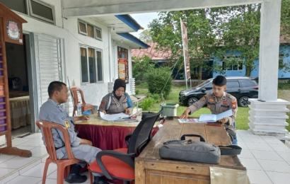 Sub Satgas OMB Nala 2023 Polres Mukomuko Lakukan Pengecekan Kelengkapan Personel Pengamanan Pemilu di KPU dan Bawaslu