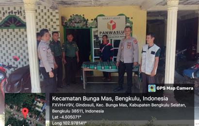Jalin Sinergitas dan Koordinasi, Kanit Binmas Sambang Ke Panwaslu Kecamatan Bungamas