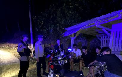 Cipkon Sitkamtibmas Kondusif di Wilayah Hukum, Polsek Nasal Patroli Rutin Sampaikan Imbauan Kamtibmas