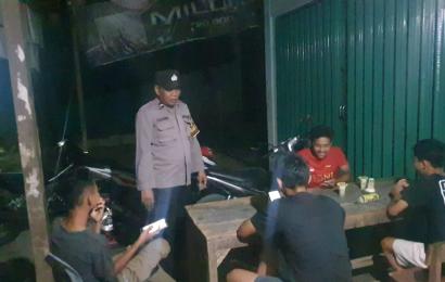 Cegah Tindak Pidana 3C Polsek Giri Mulya Gelar Patroli Malam 