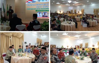 Sat Binmas Polresta Bengkulu Hadiri Puncak Milad Muhammadiyah ke-111 Tahun 