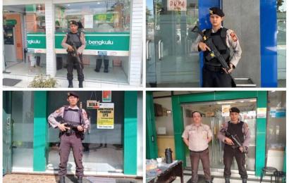 Polresta Bengkulu Laksanakan Pengamanan Bank dan ATM 