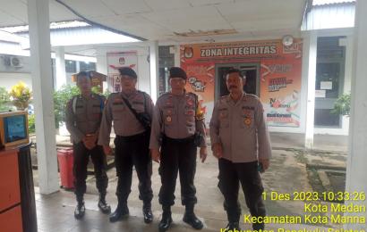 Sat Samapta Polres BS, Giatkan Patroli Ke Kantor KPU dan Bawaslu Serta Gudang KPU