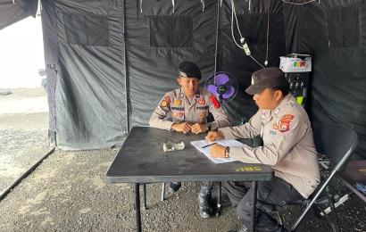 Gudang Logistik Pemilu Menjadi Sasaran Patroli Dialogis oleh Personil Polres Kepahiang