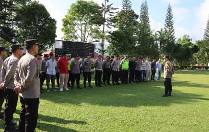 Wakapolres Pimpin Apel Personil Ops Mantap Brata Nala Polres Kepahiang
