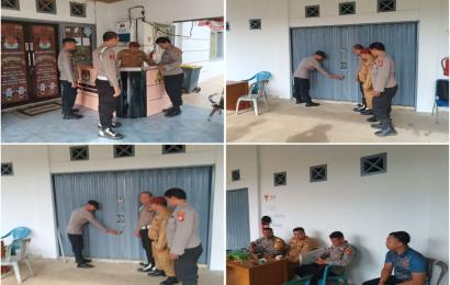 Patroli Pagi, Polsek Muara Bangkahulu Sambangi KPU Kota Bengkulu 