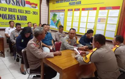 Karendalops Pimpin Anev Mingguan OMB Polres Kaur