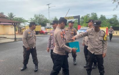 Berbagi Itu Berkah, Polsek Ketahun Laksanakan Gerakan Sedekah Bersama