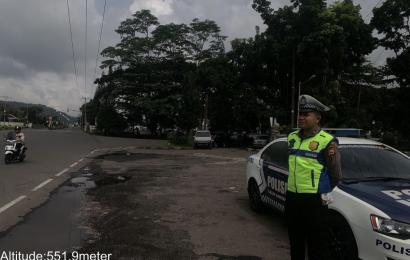 Satgas Kamseltibcar Lantas Laksanakan Patroli Pastikan Keamanan Lalu Lintas Menjelang Pemilu
