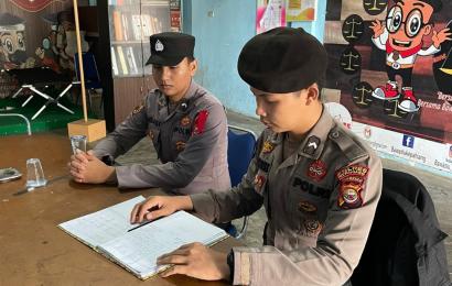 Satgas Preventif Ops Mantap Brata Tingkatkan Patroli Dialogis Pastikan Kamtibmas Aman Menjelang Pemilu