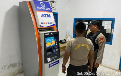 Cegah Kejahatan, Polsek Nasal Patroli Objek Vital 