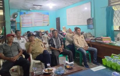 Bhabinkamtibmas Polsek Kota Manna Hadiri Musyawarah Pembangunan Desa di Kelurahan Pasar Mulia