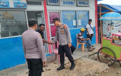 Mencegah Tindak Kejahatan, Polsek Ketahun Sampaikan Imbauan Kamtibmas kepada Warga