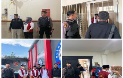 Dikawal ke Pengadilan, Tahanan Polresta Bengkulu Jalani Persidangan 