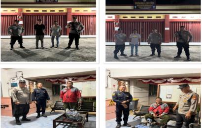 Patroli Keliling, Polsek Muara Bangkahulu Sambangi Kantor dan Gudang Logistik KPU Kota 