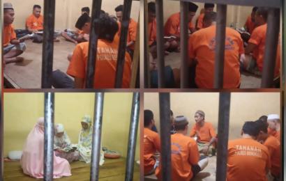 Laksanakan Tadarusan dan Yasinan, Polresta Bengkulu Rutinkan Lakukan Pembinaan Rohani dan Mental kepada Tahanan 